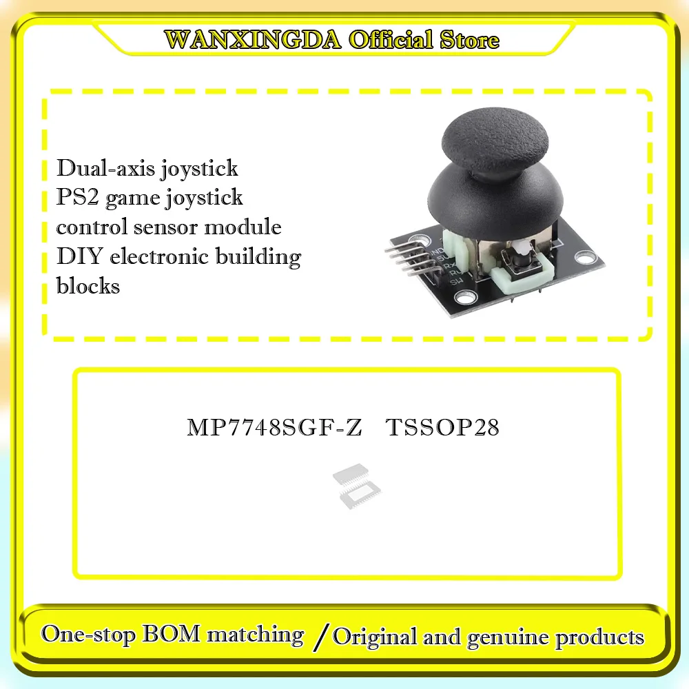 

MP7748SGF-Z MP7748S Dual-axis joystick PS2 game joystick control module DIY Electronic Building Blocks