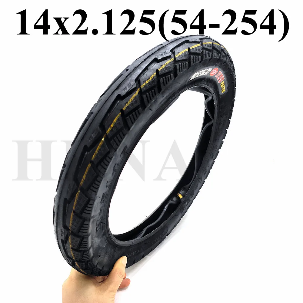 High Performance 14x2.125 Inner and Outer Tyre 14*2.125 Thickened Tire for Electric Vehicle Tire Accessories