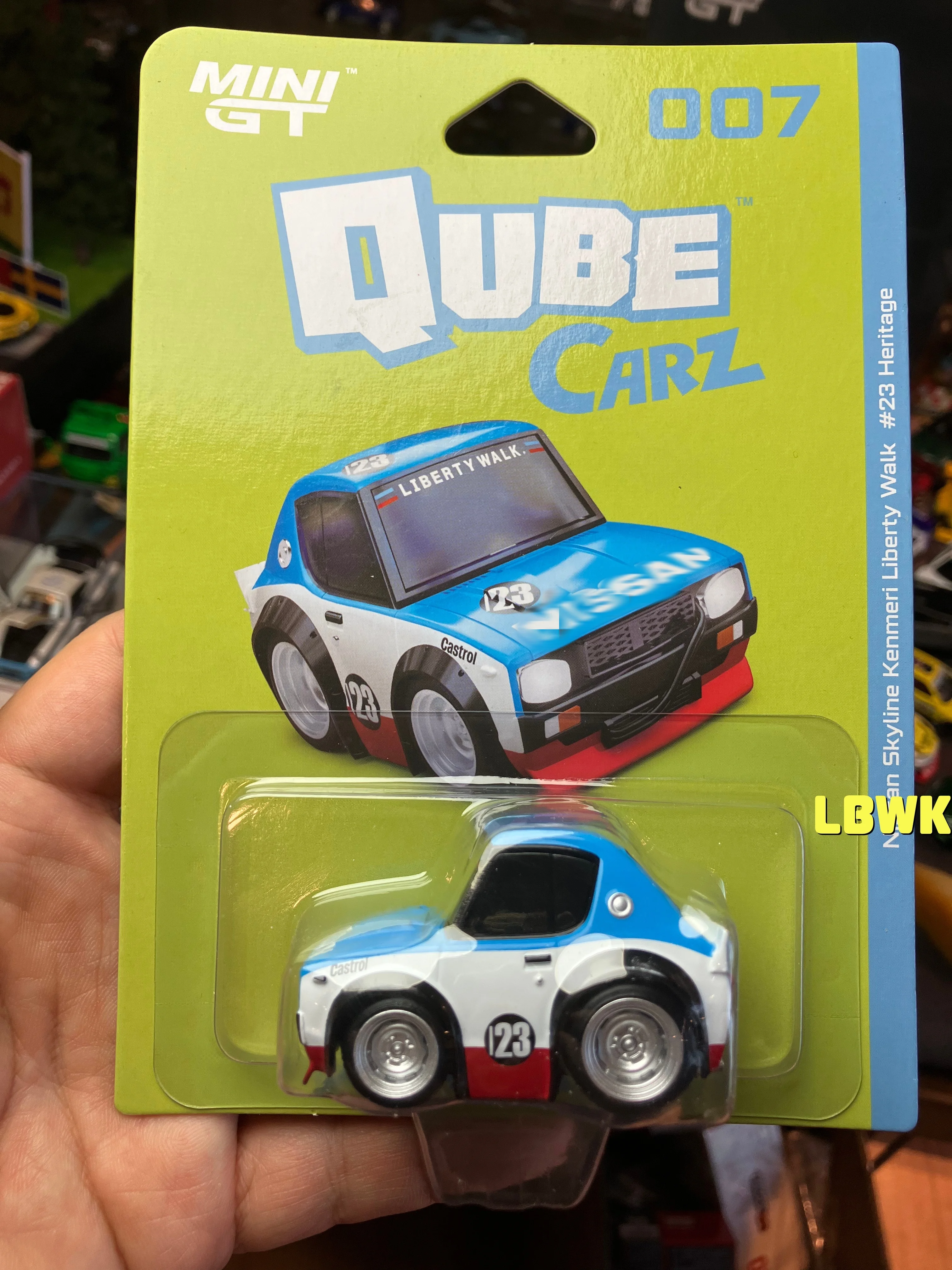 Mini GT Qube Carz #007 Skyline Kenmeri Liberty Walk #23 Heritage Diecast Model Cars Collection Limited Edition Alloy