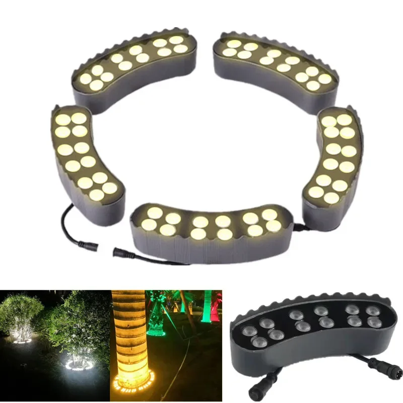 กอดต้นไม้ไฟ Villa Courtyard Garden Lighting LED ยิงโคมไฟกันน้ํากลางแจ้งภูมิทัศน์ LED Shine Tree Light FIXTURE