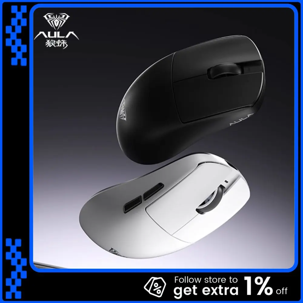 

Aula X9 Ultra Gaming Mouse PAW3950 Three-mode Wireless PAW3395 Lightweight Esports Ergonomic Mouse PC Accessories For CS Gamer
