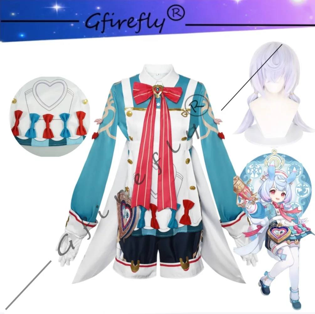 

Genshin Impact Sigewinne Same Style Cosplay Costume Cute Outfit Wig Accessories Halloween Carnival Party Comic Con Stage Wear
