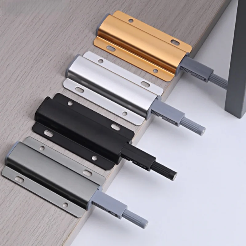 Push‑to‑Open Cabinet Door Latch Magnetic Rebound Opener Hidden Catch for Kitchen Cupboards Drawers Furniture Hardware Fittings