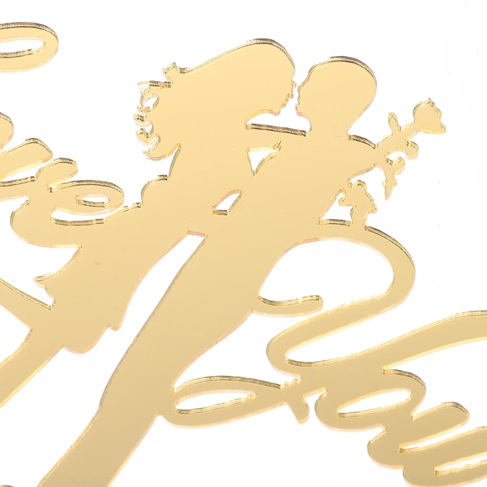 10 قطعة كعكة عيد الحب يختار الاكريليك كب كيك القبعات العالية احتفالية زينة الحفلات الزفاف قطاعات الكيك كعكة احتفالية يختار