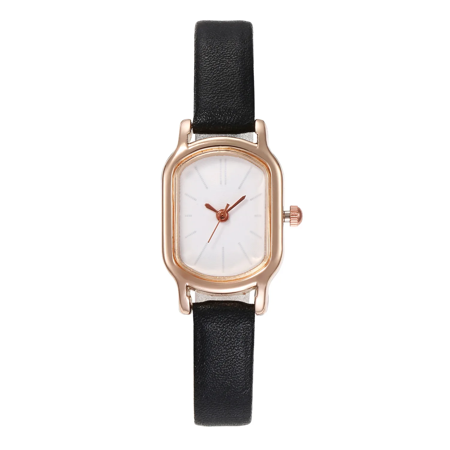 Orologi Vintage semplici da donna per orologio da polso con quadrante da donna orologio da polso con cinturino in pelle orologi da polso Casual da donna di alta qualità