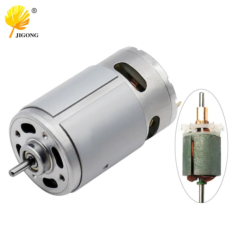 540-545 Mini Motor DC 24V 25W  High Speed Power Double Ball Bearing Electric Drill Garden Tool Motor