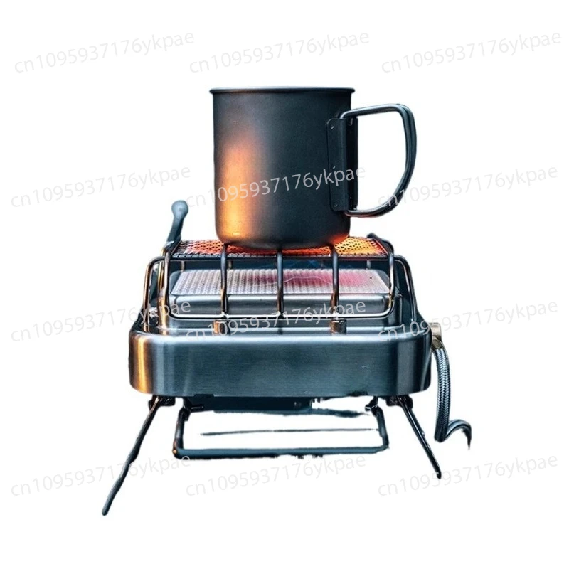 

Нагревательная печь для кемпинга, запекание, кипящая вода и чайный газ, многофункциональная нагревательная печь со стабилизированным давлением