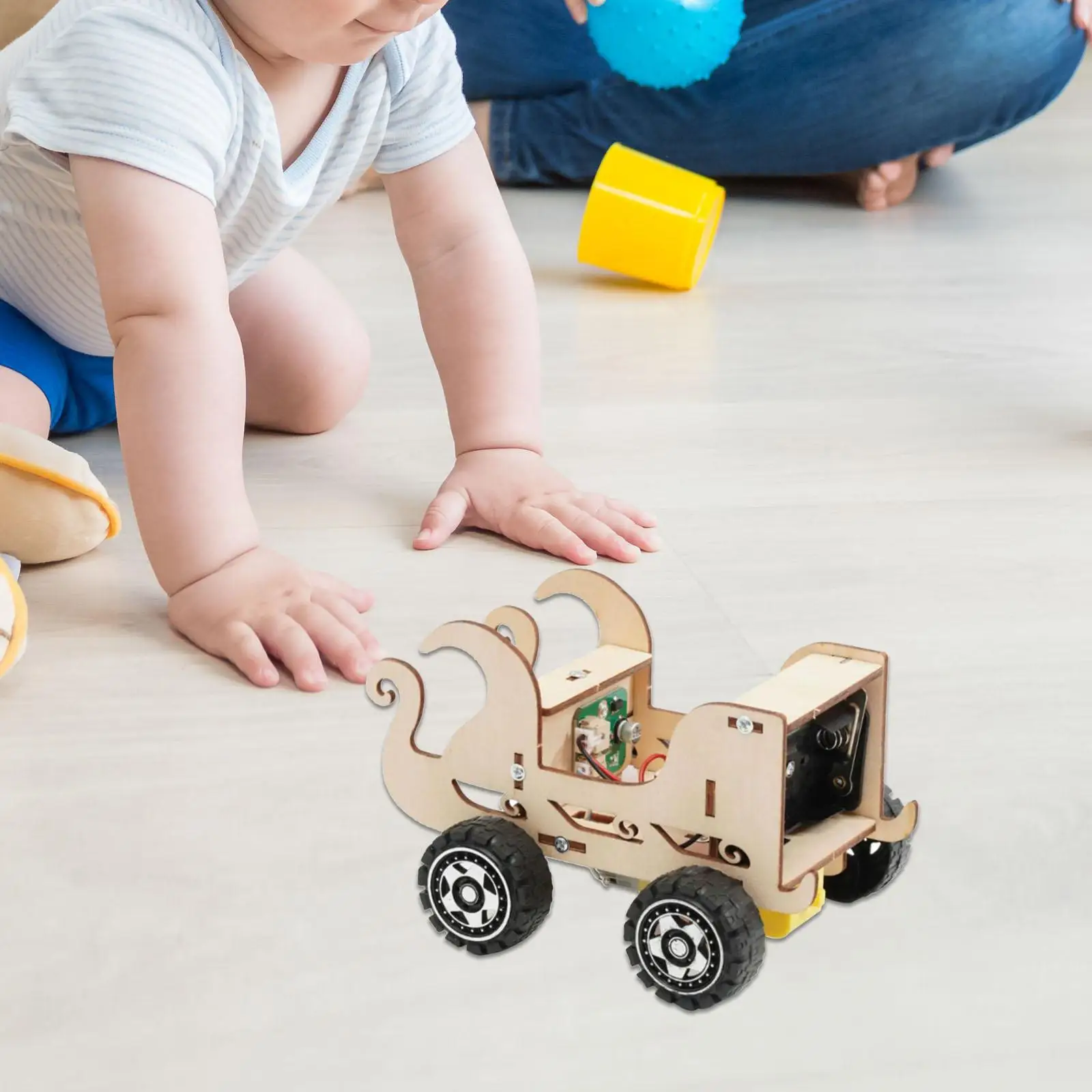 Diy Kleine Voice Control Auto Speelgoed Lesmateriaal Voor Kinderen Jongens En Meisjes