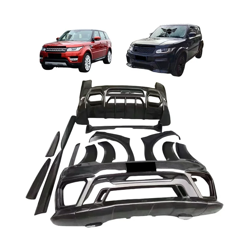 High Fitment Half Carbon Fiber Bumper Bodykit for Vogue Sport 2014-2017 Upgrade to the Newer Aspec Body Kit