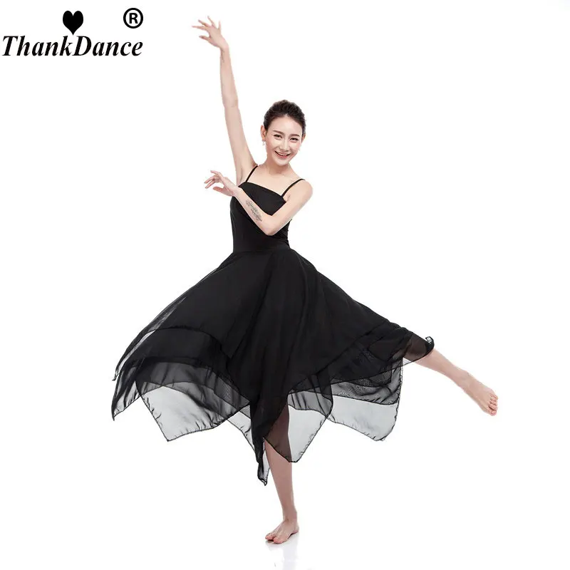 

Adult Sleeveless Ballet Tutu Dress Folk Dance Clothes For Women Ballet Mesh Lyrical Dance Costume Contemporary Dancewear