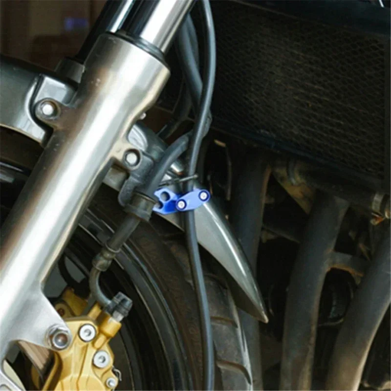 Motorcycle Oil Pipe Cable Clip Brake Cable Tube Line Clamps Fit For Dirt Bike ATV