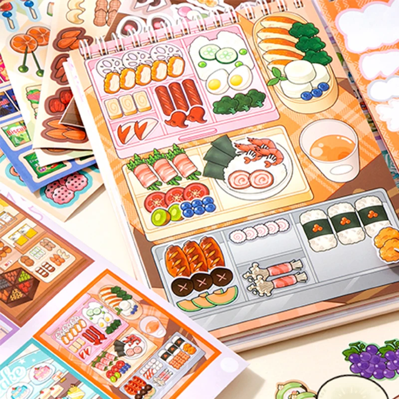 Mr. Paper 30pcs Organized Daily Sticker Book, Life Theme Journal Supplies, Multi-Function Collage Decor, Creative Stationery
