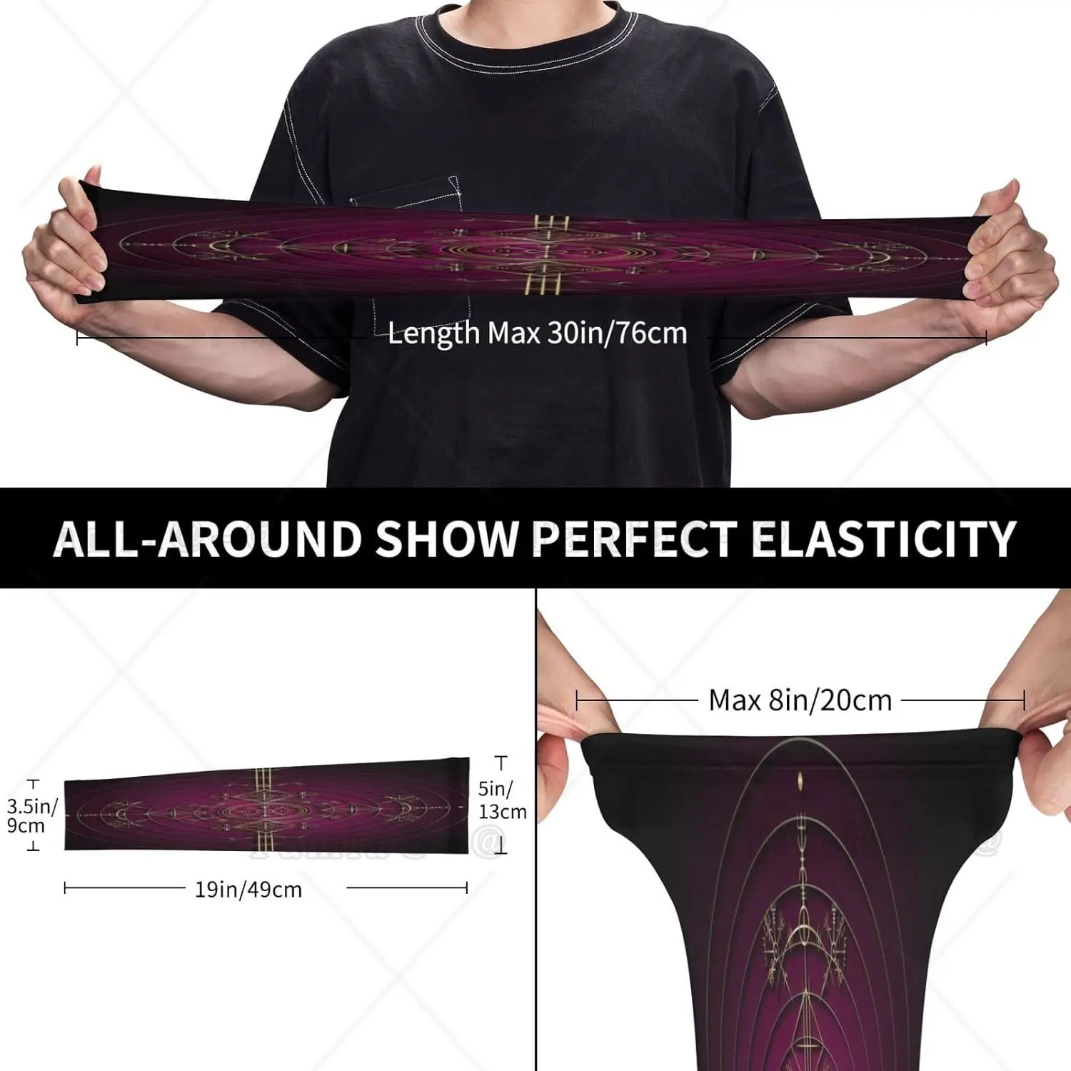 Vikings Norse Mythology Pagan Symbol Arm Sleeves Uv Protection Sun Unisex Sport Ice Silk Sleeves