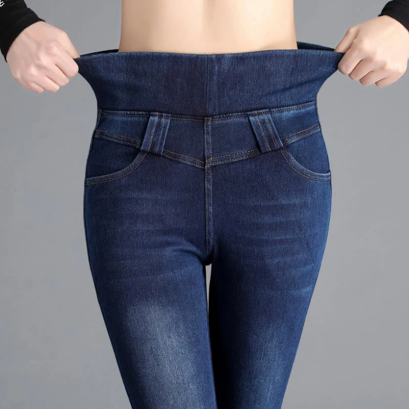 Ołówkowa jeansy damskie oversize 26-38 Streetwear Vaqueros Jeans obcisłe spodnie wysoki stan spodnie kowbojskie Vintage pantalony nowy