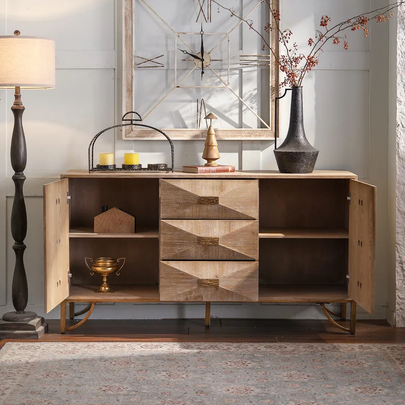 خزانة جانبية لتناول الطعام، وخزانة مدخل مبتكرة لغرفة المعيشة، وخزانة تخزين متعددة الوظائف للسرير والإفطار