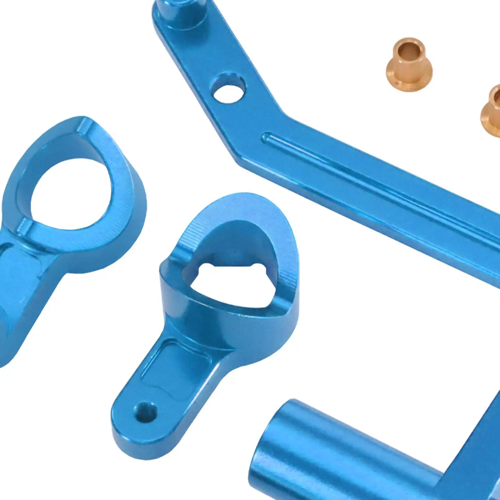 تركيب مجموعة توجيه السيارة RC يحل محل توجيه مدمج أنيق وسهل التركيب، مجموعة ترقية أجزاء أجزاء RC