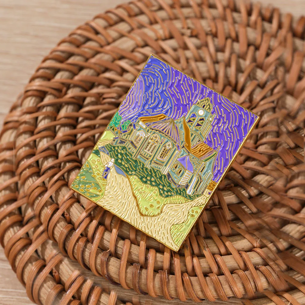 الكرتون الفن الكنيسة الرجال النساء بروش للملابس لطيف لينة المينا دبوس شارات التلبيب دبابيس لحقيبة الظهر مجوهرات الزينة