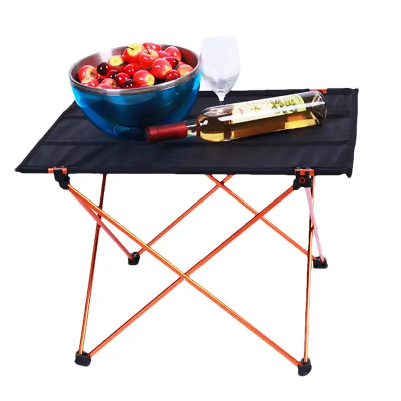 Outdoor Aluminum Alloy Folding Table Portable Ultralights Storage Tourist Picnic Desk For Traveling Camping Furniture Equipment