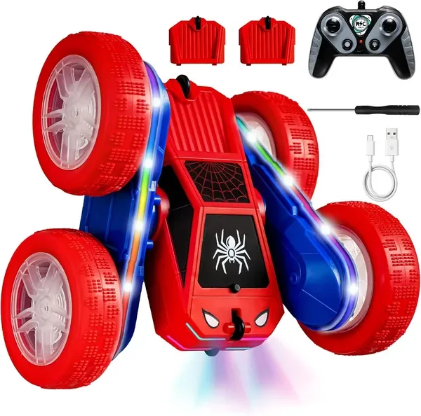 

Радиоуправляемая машина 4WD 360 ° Радиоуправляемые трюковые машинки Flips RC: Двусторонние дрифт-модели в кибер-стиле