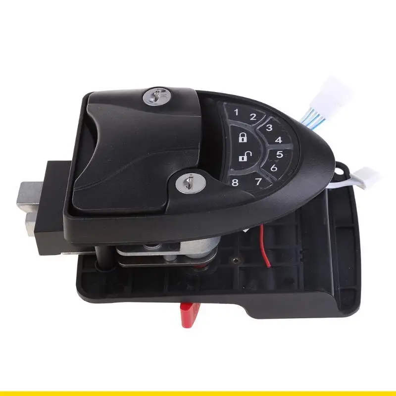 

SZCH Entry Door Lock Handle Knob for Camper Travel Trailer for Latch for Key Panel Lock Trailer Entry Door f