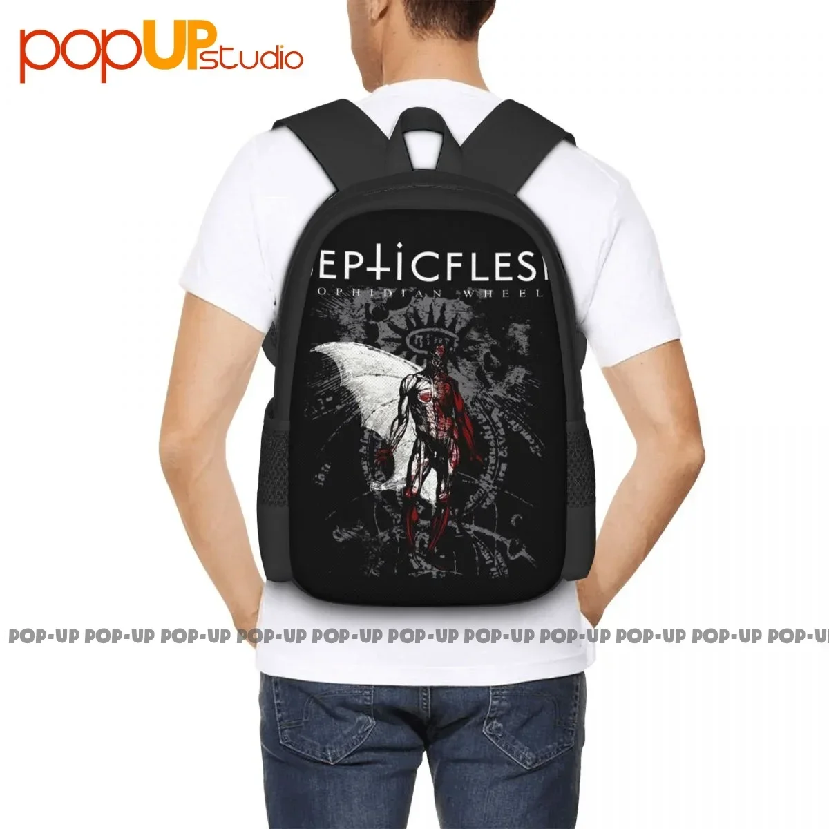 Zaino con ruota Ophidian Septic Flesh Borse ecologiche di grande capacità per palestra di nuovo stile per i viaggi