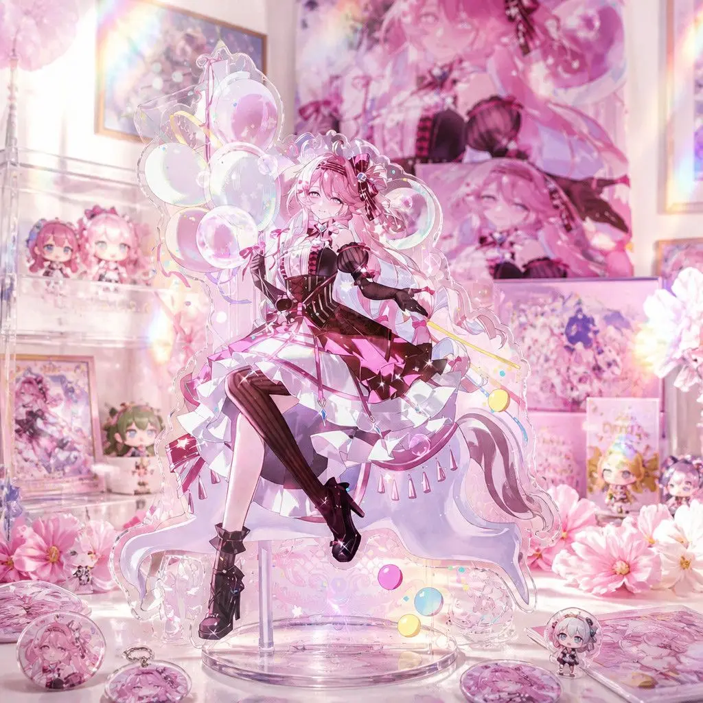 10cm Anime Stand Figure Wuthering Waves Denia Acrylic Model Plate Cosplay Collection Desktop Decor Gifts ZYCP