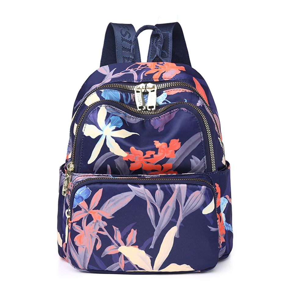 Mochila informal de nailon para mujer, morral escolar para adolescentes, bolsos de hombro para estudiantes de viaje