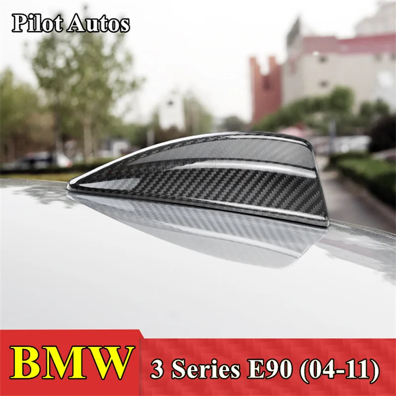 

Car Roof Signal Shark Fin Aerial Antenna Genuine Carbon Cover For BMW 3 Series E90 2004 2005 2006 2007 2008 2009 2010 2011