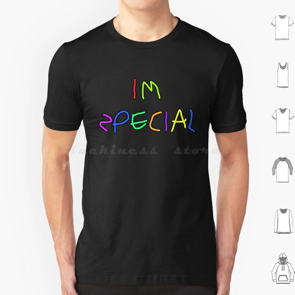 I'm Special T Shirt Big Size 100% Cotton Im Special Special Holiday Special Handwriting Childs Writing Messy Handwriting Crayon