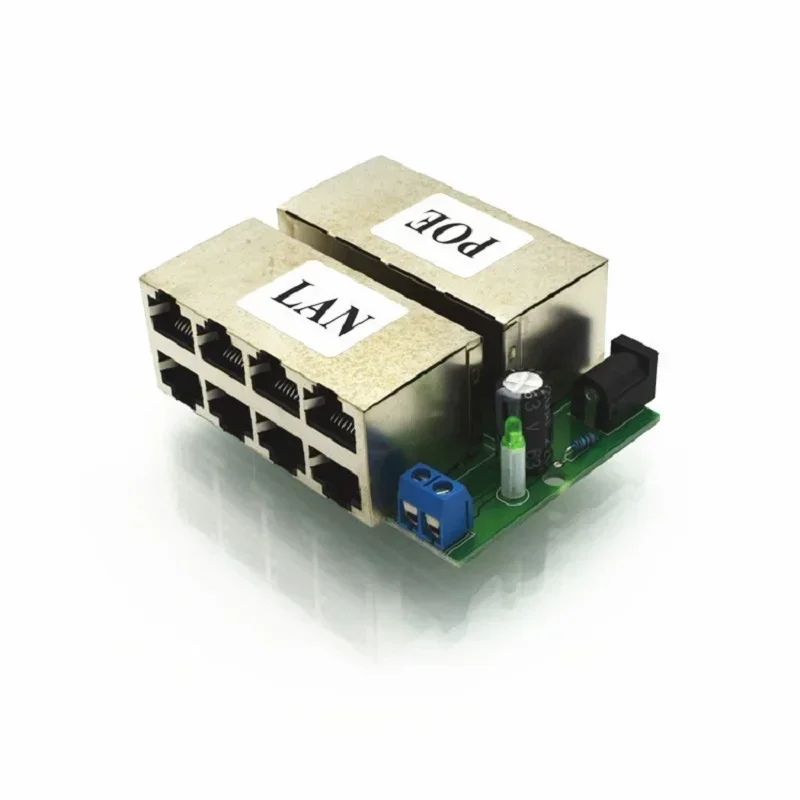 4 LAN 4 Poe (8 LAN 8 Poe) Ports passiver Adapter Pin Strom versorgung über Ethernet Poe Modul Injektor DC 9-48V IP-Kamera Poe S3 S4