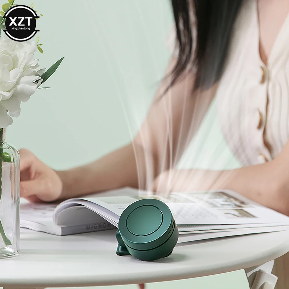 2023 جديد مشبك صغير على مروحة USB قابلة للشحن الصيف مروحة التبريد مكتب المنزل السفر المحمولة الشخصية برودة مكيف الهواء