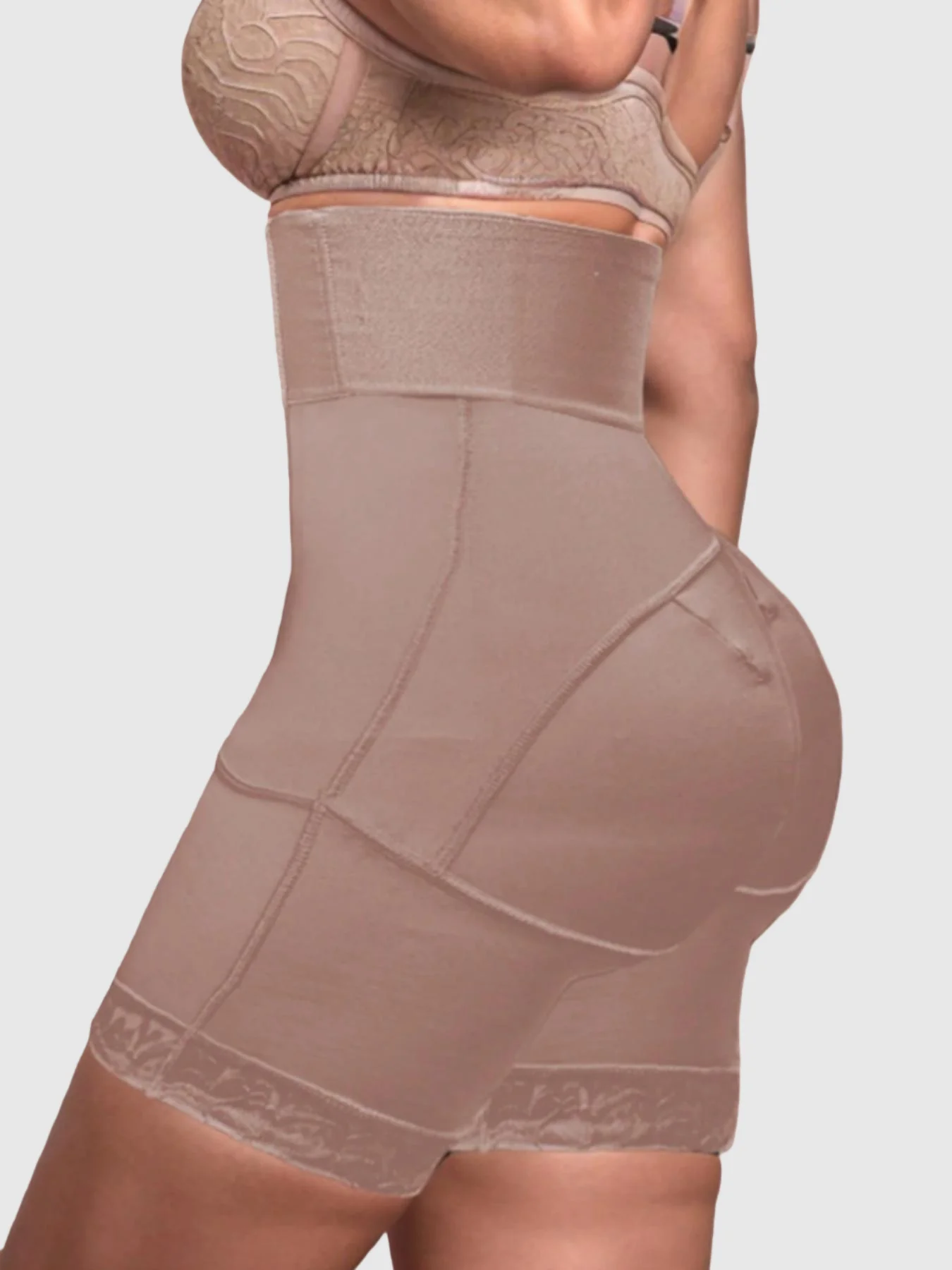 High Waisted Shapewear Sports Compression Pants Body Hugging Tight Fit for Women view 4