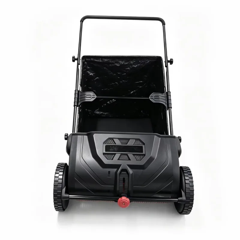 21-Inch Hand-Push Lawn Sweeper Hand-Push Garden Blade Sweeper Fast Delivery with 105-Liter Capacity Straw Bag