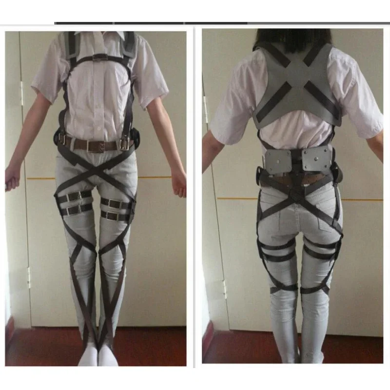 Attack on Titan Shingeki no Kyojin Recon Corps Harness belt hookshot Costume Adjustable Belts cosplay belts free shipping