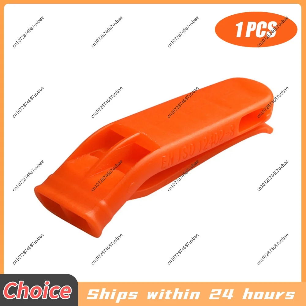 1/5/10pcs Safety Whistles Multifunction Survival Loud Whistle Double Pipe Outdoor Emergency Whistle Plastic for Camping Hiking