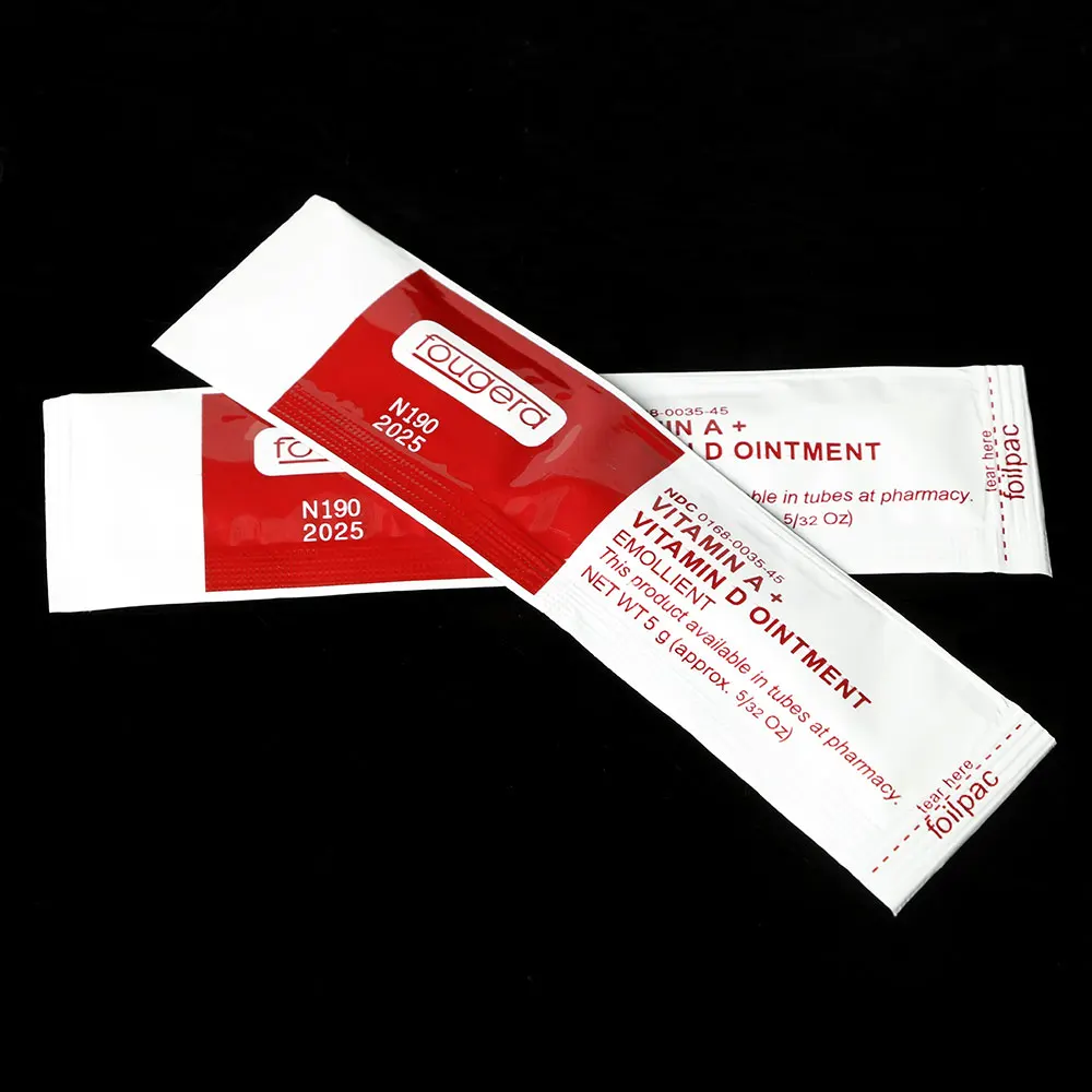 10pcs/Pack A+D Vitamin Ointment Tattoo Aftercare Cream White Packaging Eyebrow Lips Permanent Markup Repair Tattoo Tool