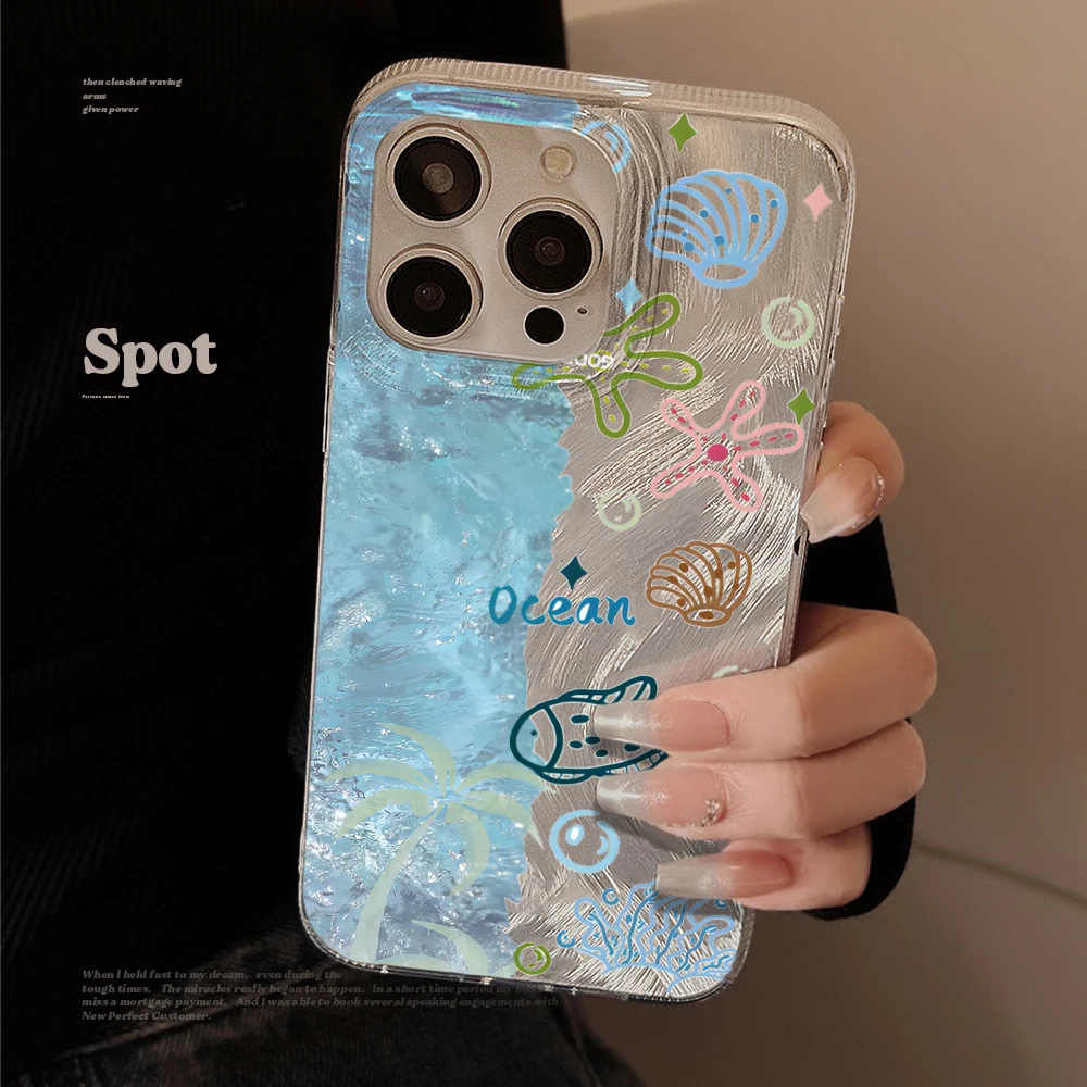 Phone Cases Blue - Summer Ocean Blue Sea Cute Phone