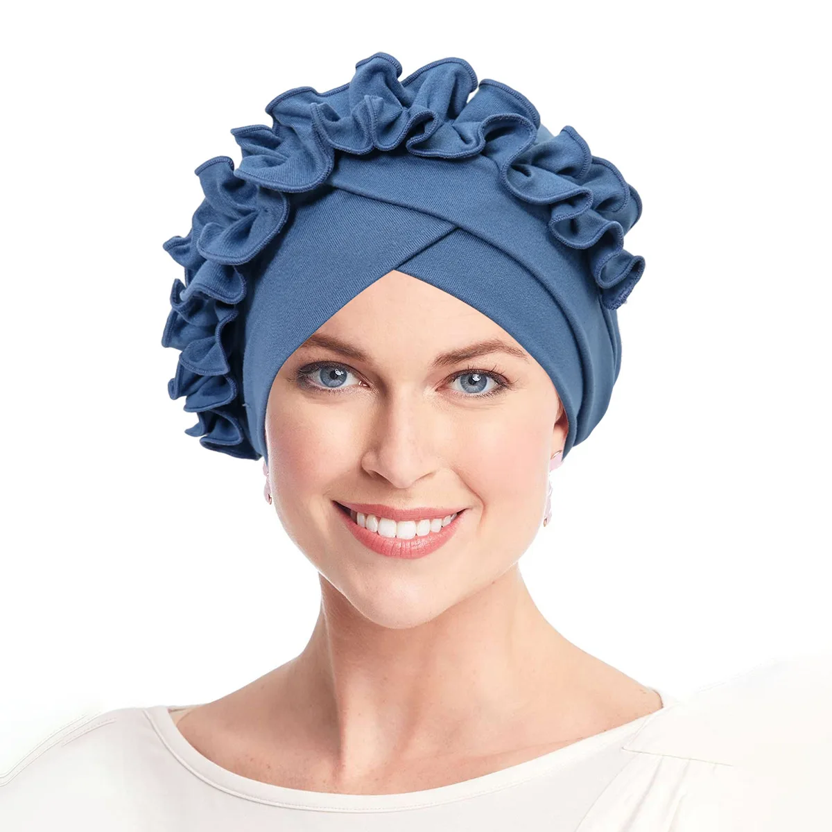 

8pcs Solid Colors Women Muslim Headscarf Front Cross Turban Hat Inner Hijab Bonnet Femme Round Beanies Head Cover Headwrap Mujer