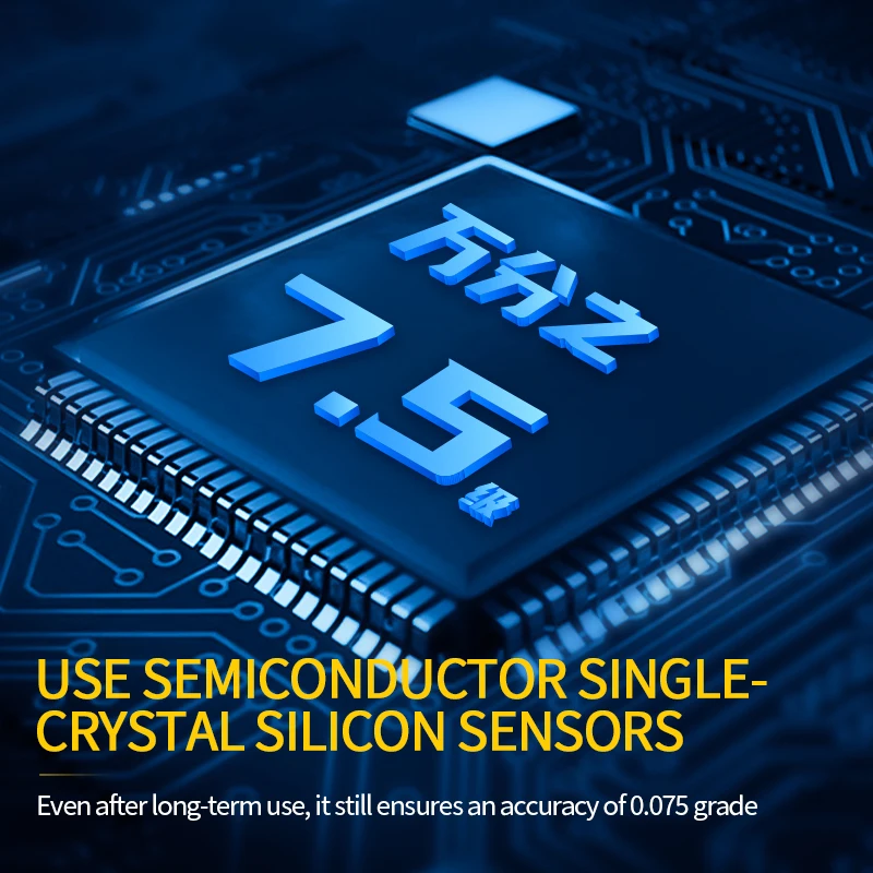 0.075%FS Monocrystalline Silicon 3051 Pressure Transmitter 4-20mA RS485 Hart 0-40Mpa Intelligent Pressure Sensor