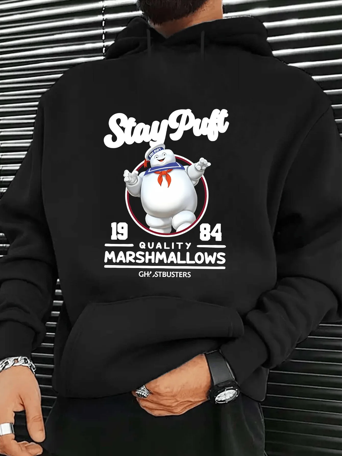 

Мужская толстовка с рисунком — снеговик и зефир для дизайна, уютная осенне-зимняя одежда — забавная рождественская вечеринка