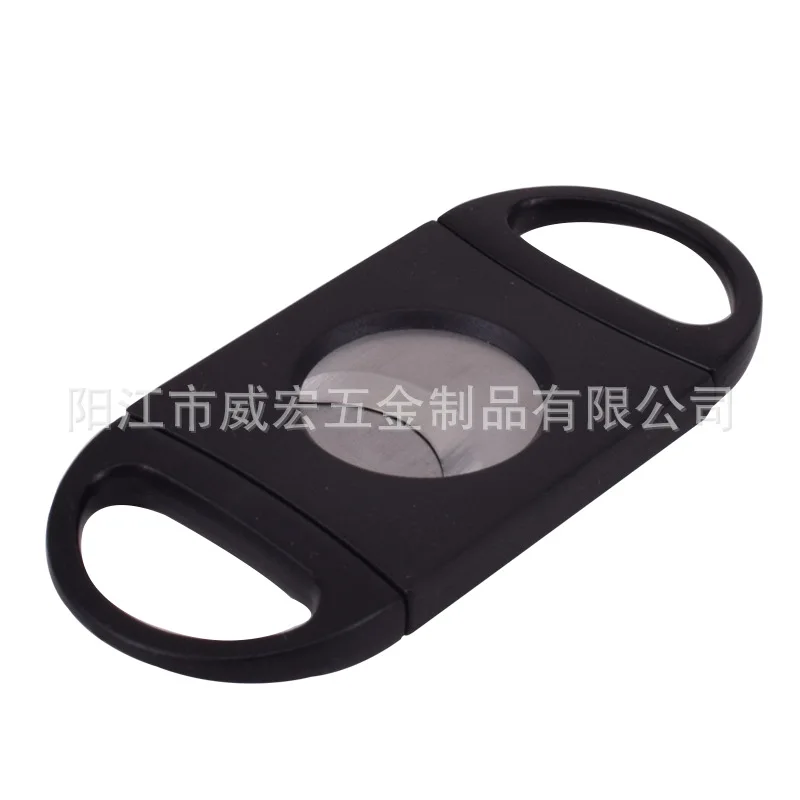 

32MM Large Stainless Steel Blades Classic Cigar Cutter Plastic Cigar Cutter Guillotine Christmas Cigar Scissors Gift