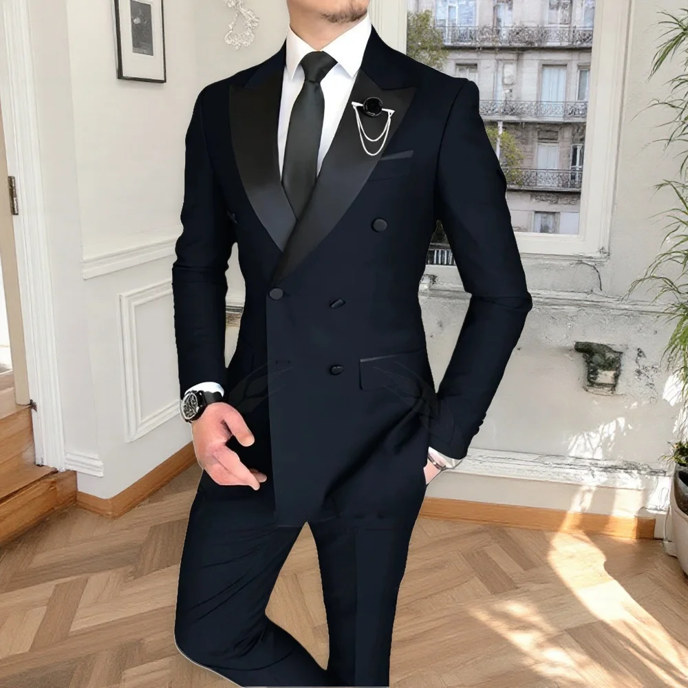 

Приталенный мужской костюм на заказ, модная одежда terno masculino, мужские свадебные костюмы жениха, лучший мужчина, ужин, помолвка, смокинг