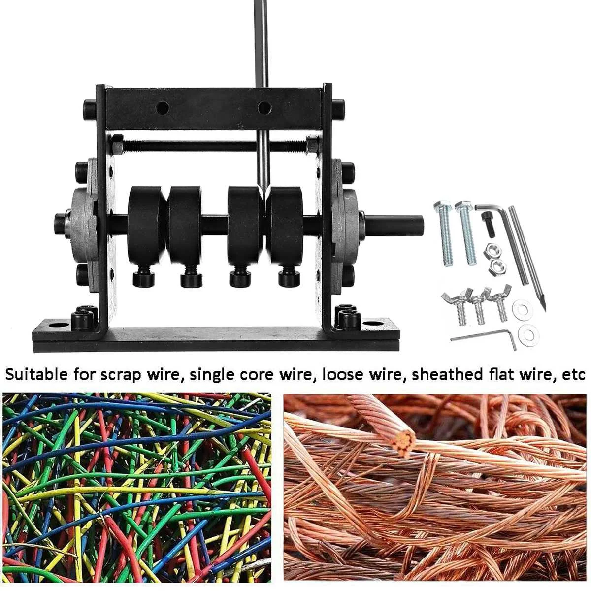 

1-30mm Wire Stripping Machine Scrap Cable Peeling Machine Cabel Strip Machines Wire Stripper Machine Wiring Harness