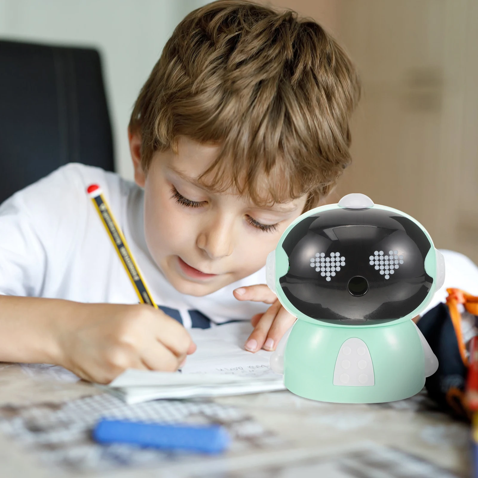 

Pencil Sharpener Manual Handheld Single Hole Plastic Metal Small for Kids Students School Office Use Lovely Creative