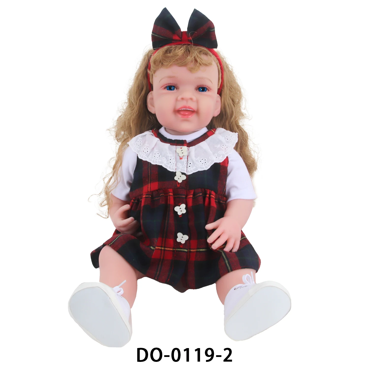 55cm Baby Silicone Reborn Doll For Girls Princess Cute22 inch Newborn Realistic Soft Mold Doll Kits Princess Cute Gift Toys Kids