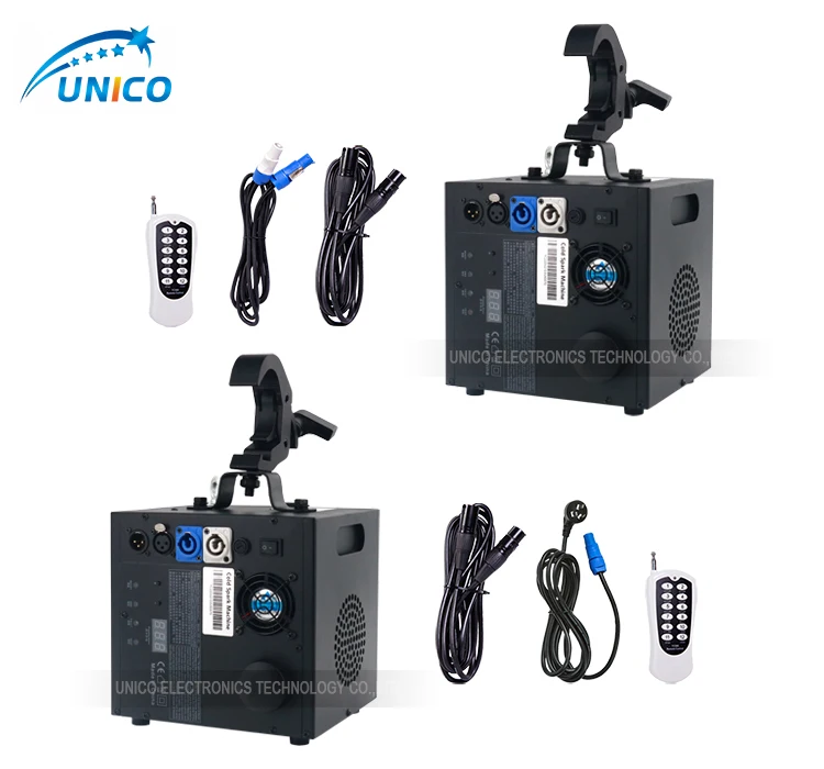 Cold Waterfall Flame Machine com Ti Powder, efeito especial