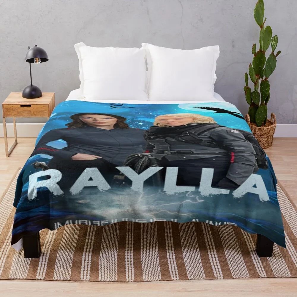 Poster Raelle and Scylla MFS Throw Blanket Camping cosplay anime Extra Large Throw For Baby Blankets