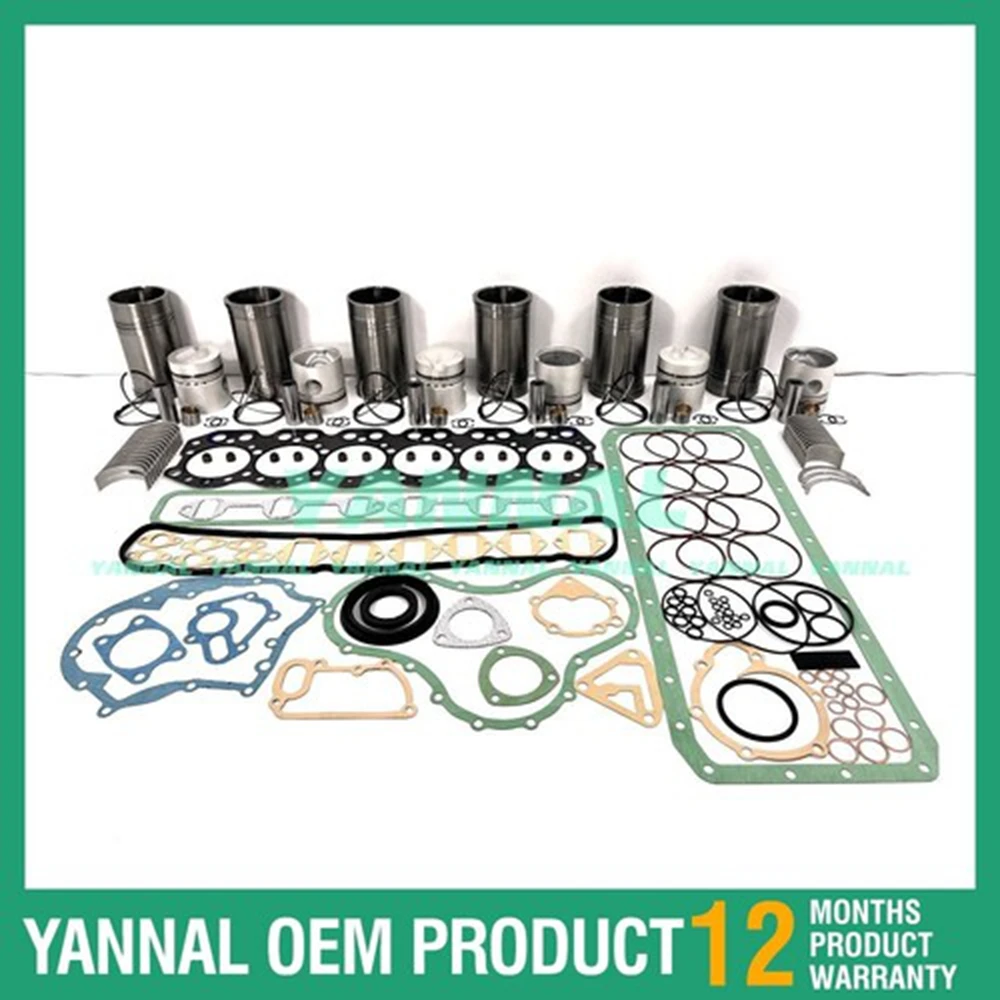 

Engine Overhaul Rebuild Kit With Gasket Bearing Set For Mitsubishi 6DS70 Engine