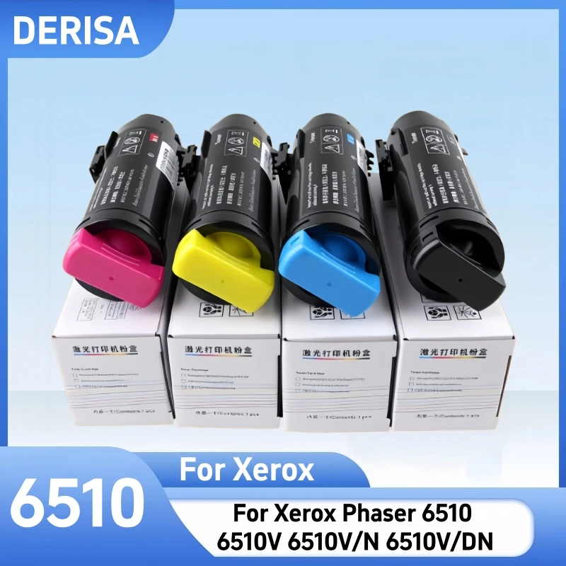 GraceMate 4 Color Toner Cartridge Compatible for Xerox Phaser 6510 WorkCentre 6515 V N DN DNI Extra High Capacity