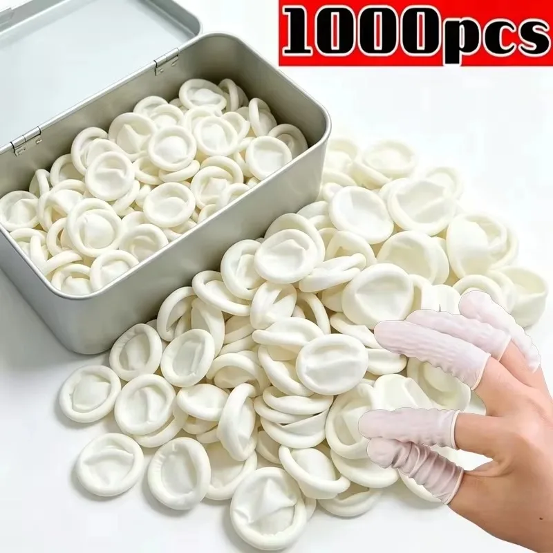 Wholesale Dust-free Disposable Latex Rubber Finger Cots Fingertips Protector Gloves Non-slip Finger Sleeve Tattoo Thumb Tools